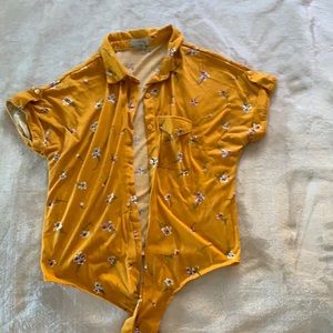 button up shirt with ties